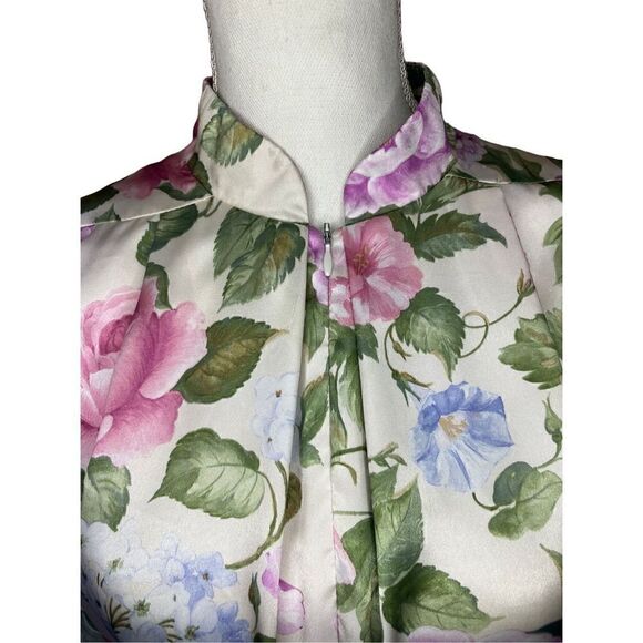 Brownstone Studio Women’s Multicolor Floral Print Midi Nightgown Size PM - Picture 5 of 8